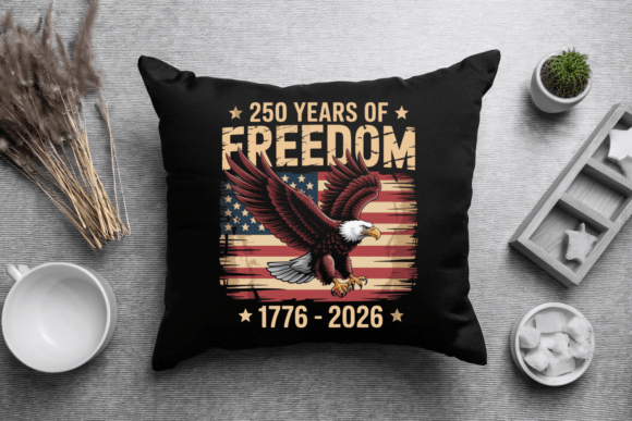 250 Years of Freedom 1776–2026 Patriotic USA T-Shirt | Digital Download