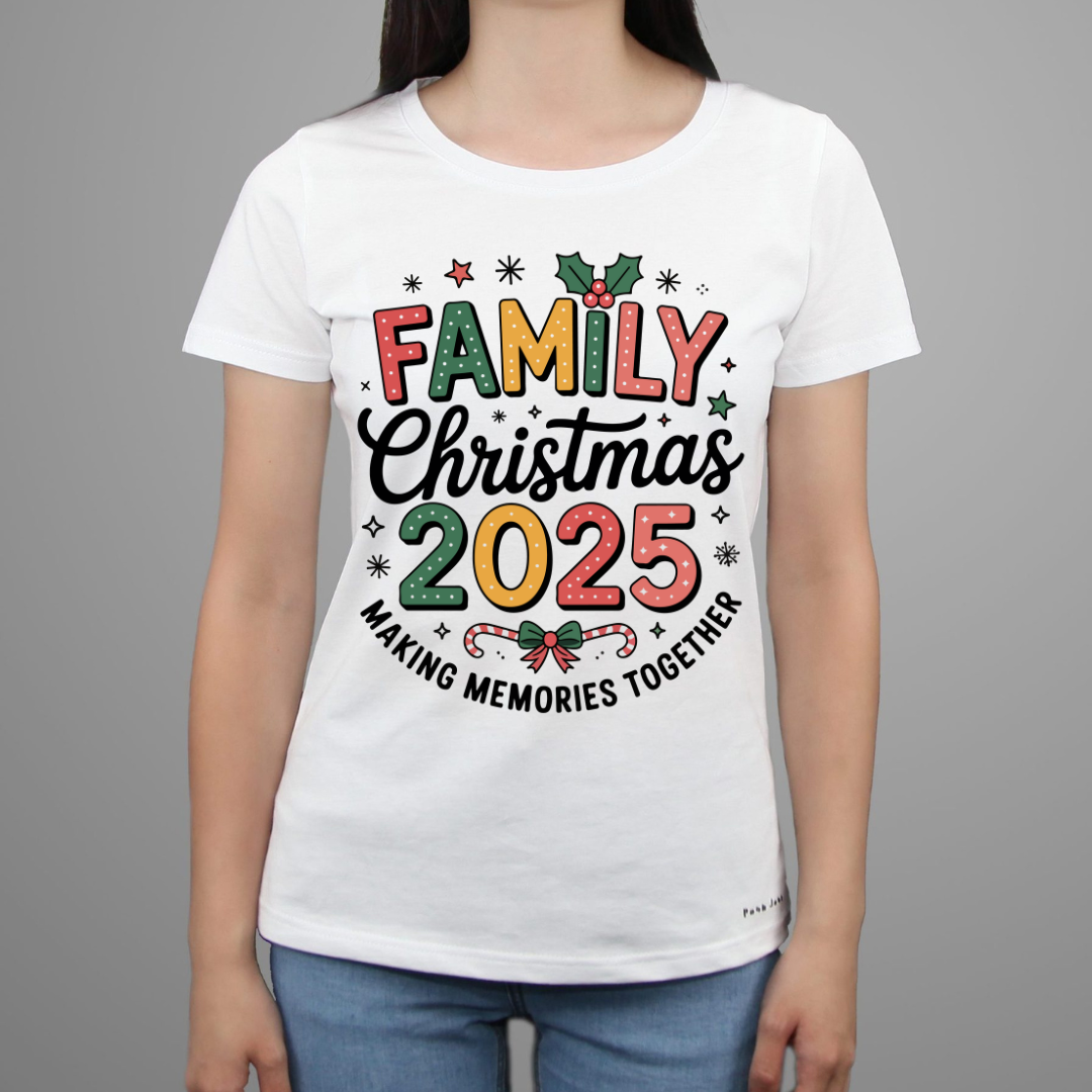 Christmas 2025 Family Matching Shirt | Holiday PNG Design | Digital Download