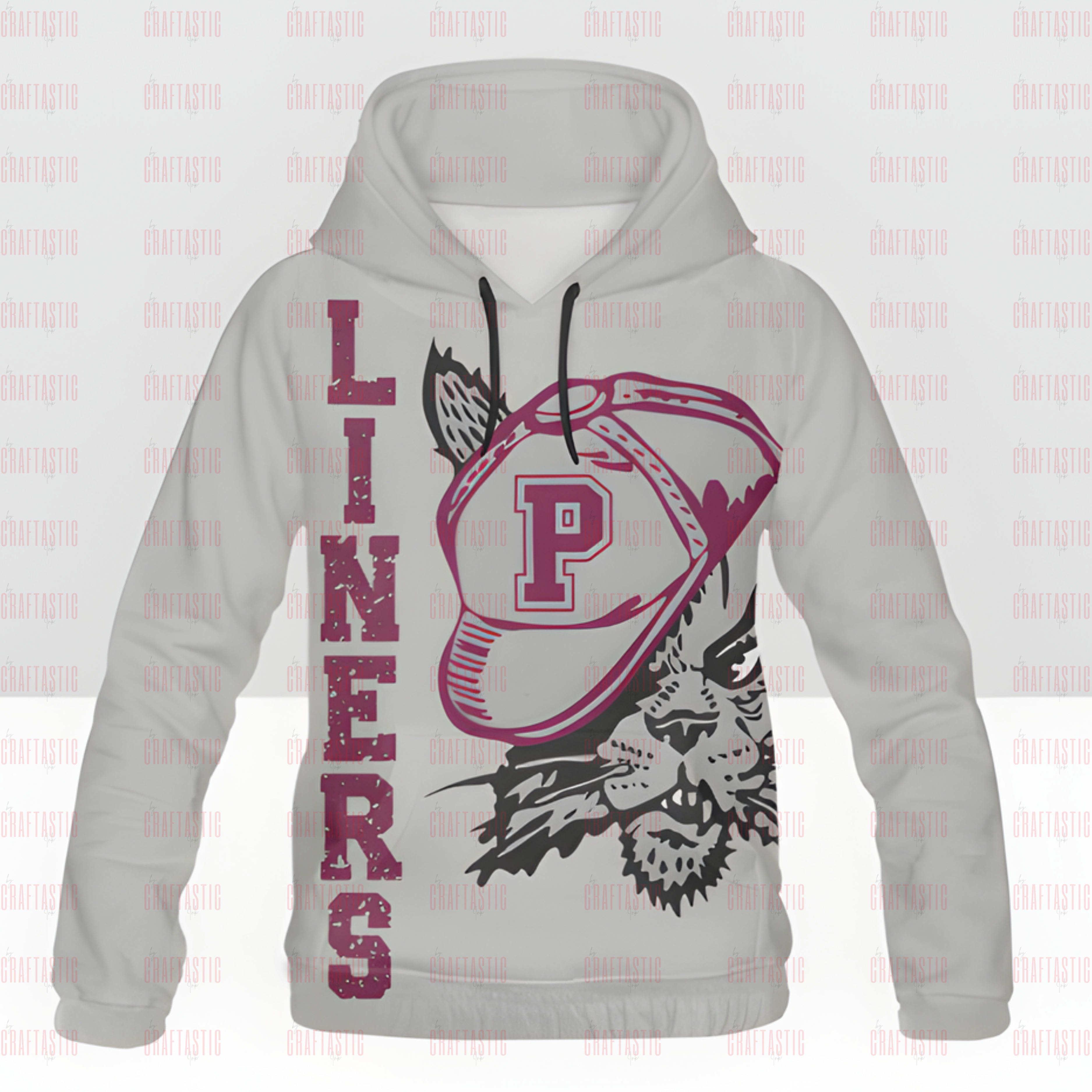 “Easton Rovers black hoodie with bulldog design and red vertical text”
“Phillipsburg Liners gray hoodie with wildcat in hat and maroon text”
“Palmer Panthers kelly green hoodie with panther face and white text”
“Custom school spirit hoodies for Easton, Phillipsburg, and Palmer teams”