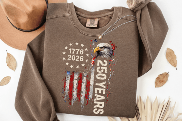 USA 250 Anniversary Bald Eagle Patriotic T-Shirt | Digital Download