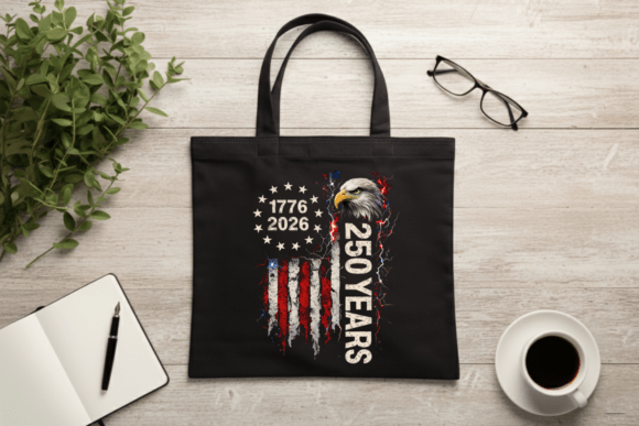 USA 250 Anniversary Bald Eagle Patriotic T-Shirt | Digital Download