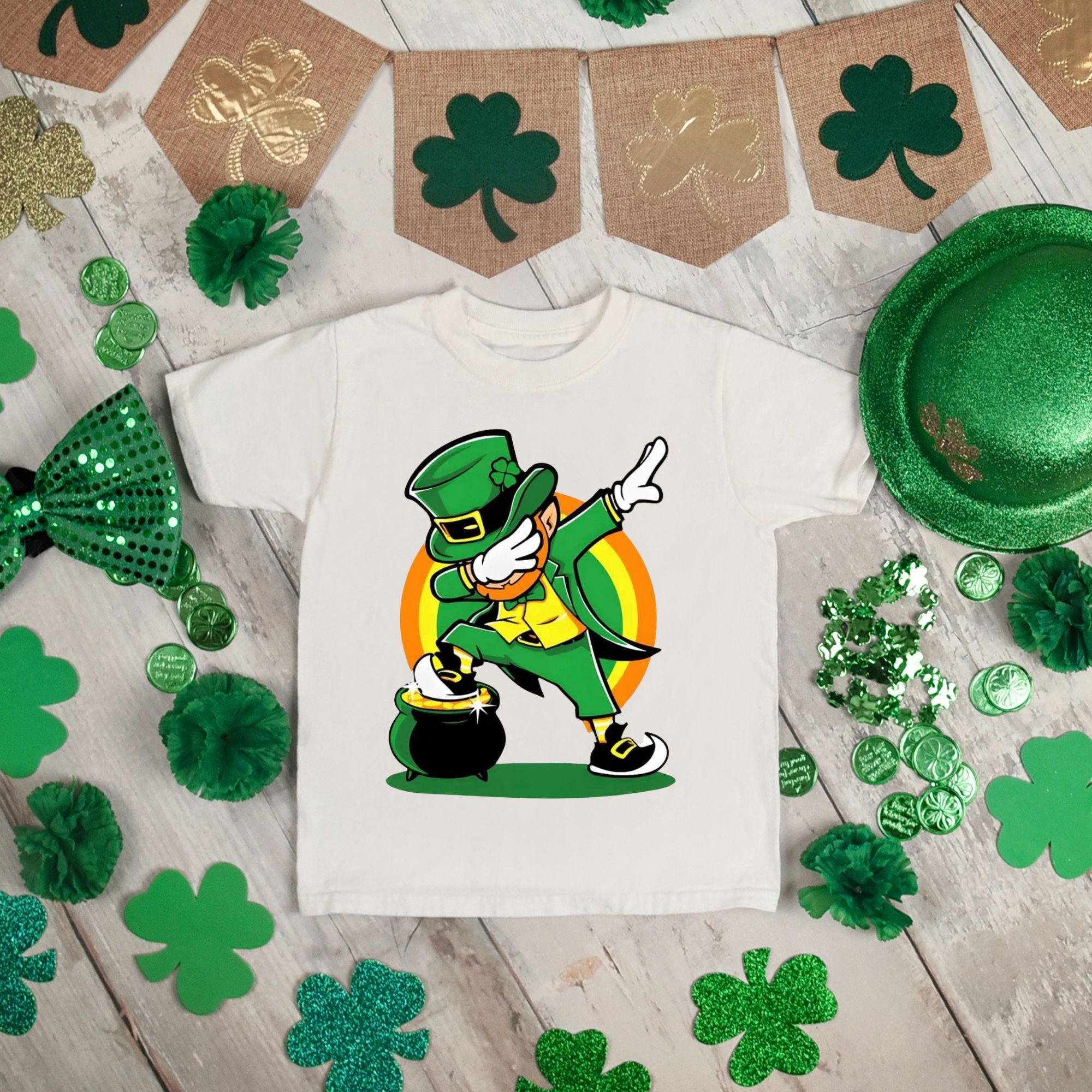 ST. PATRICK'S DAY LEPRECHAUN DAB-DTF Transfer