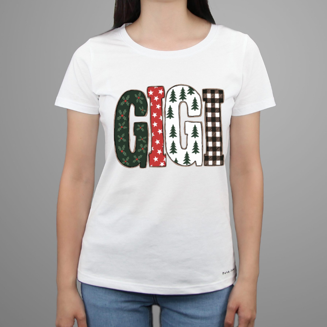 Christmas Mama Bundle | Patchwork Holiday PNG Designs | Digital Download