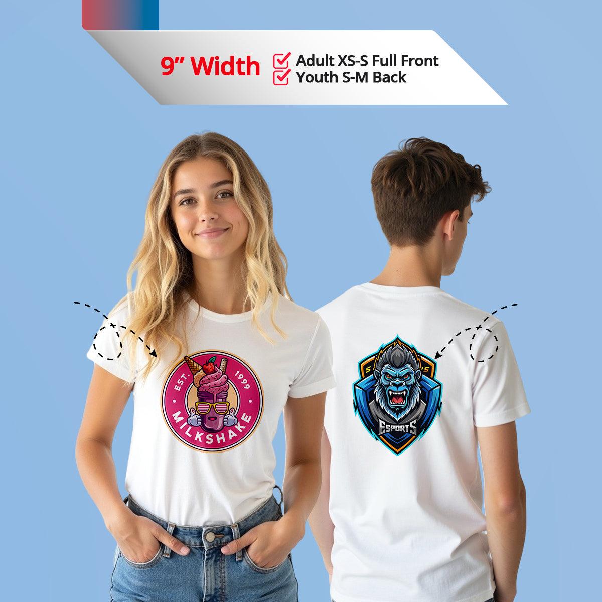 DTF Transfers By Size