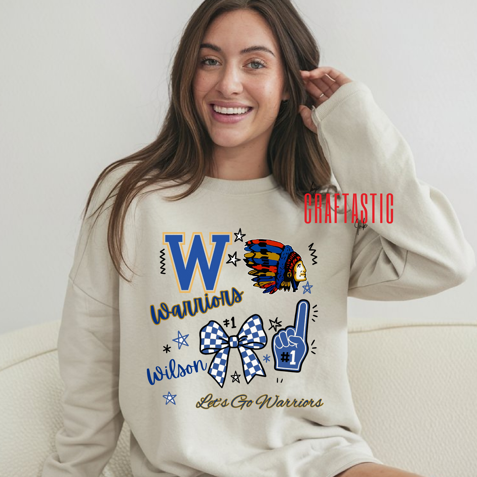 Custom School Spirit Shirts | Cheer, Football & Game Day Apparel | Youth & Adult| Custom Sweatshirt