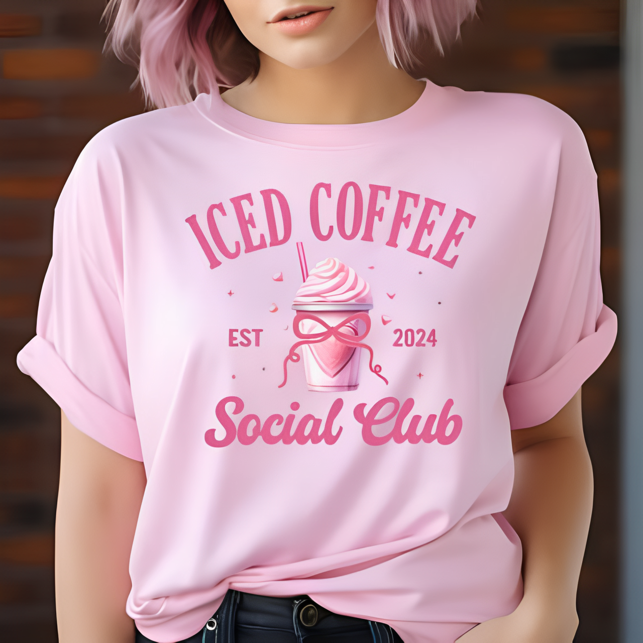 Iced Coffee Social Club-DTF Transfer