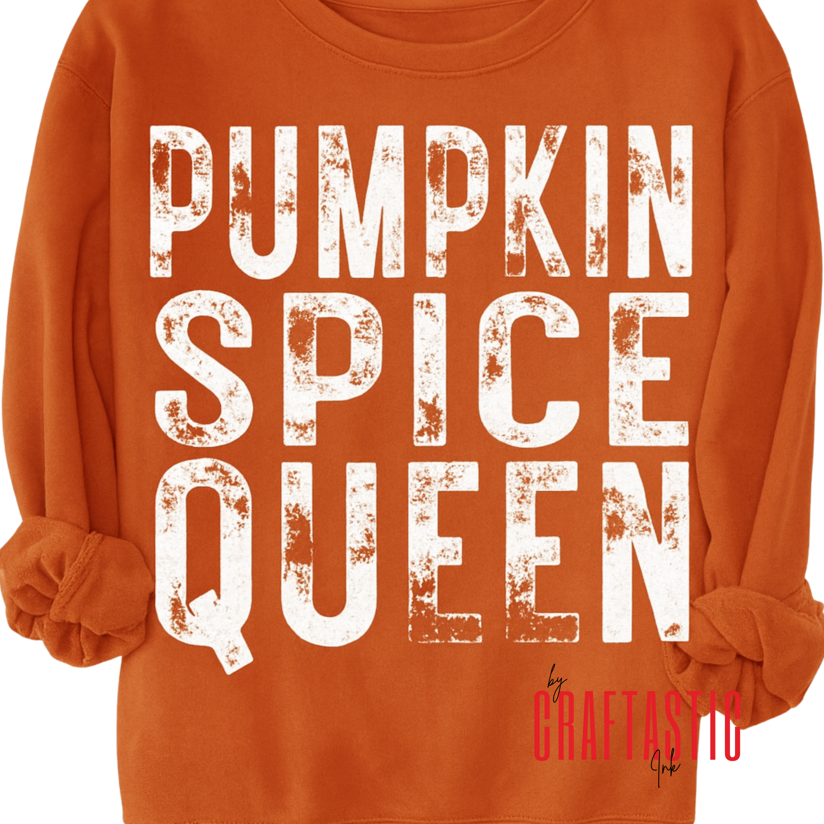 Pumpkin Spice Queen Sweatshirt – Cozy Fall Crewneck Pullover for Women Apparel