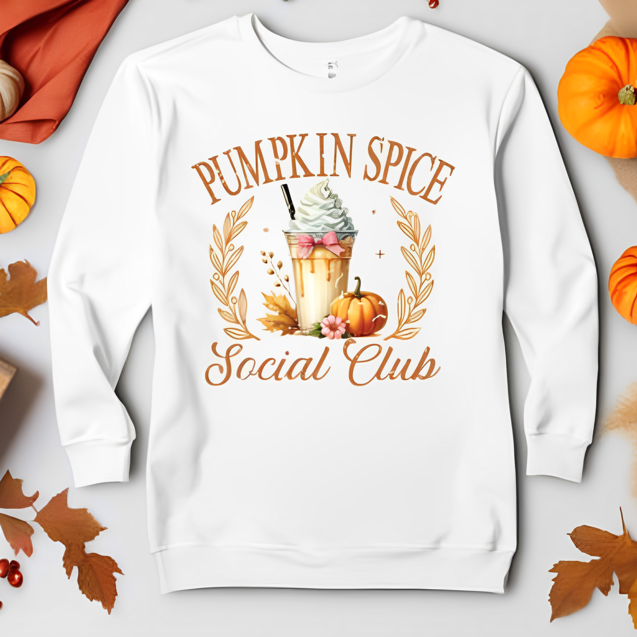 Pumpkin Spice Social Club Fall Season-DTF Transfer