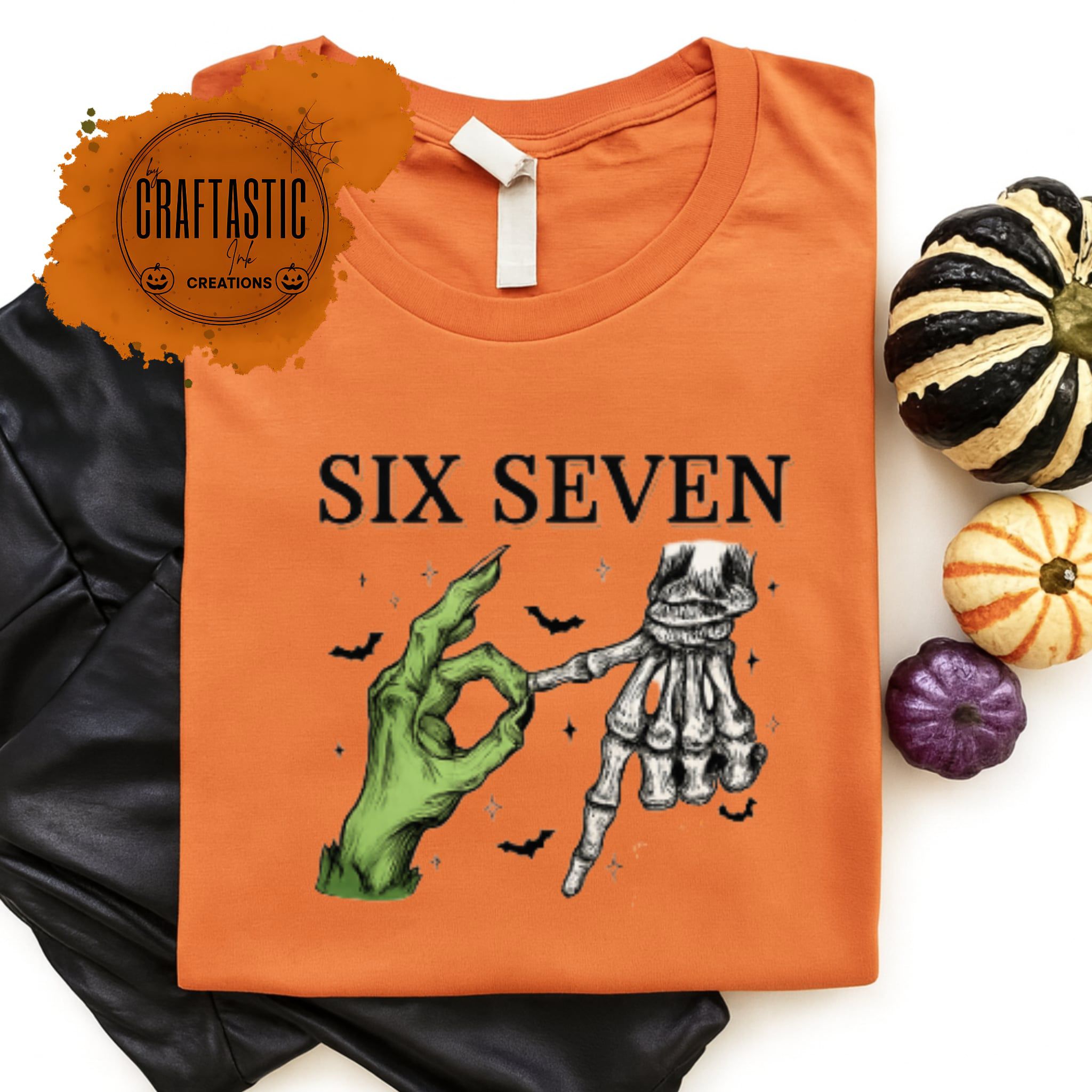 Spooky Halloween T-Shirt Collection | Trendy “Six Seven”, “Spoopy”, “It’s Halloween Bruh” Tees – Craftastic Ink